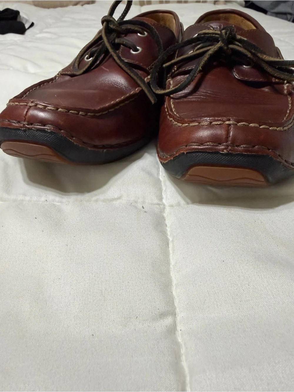 Timberland leather boat